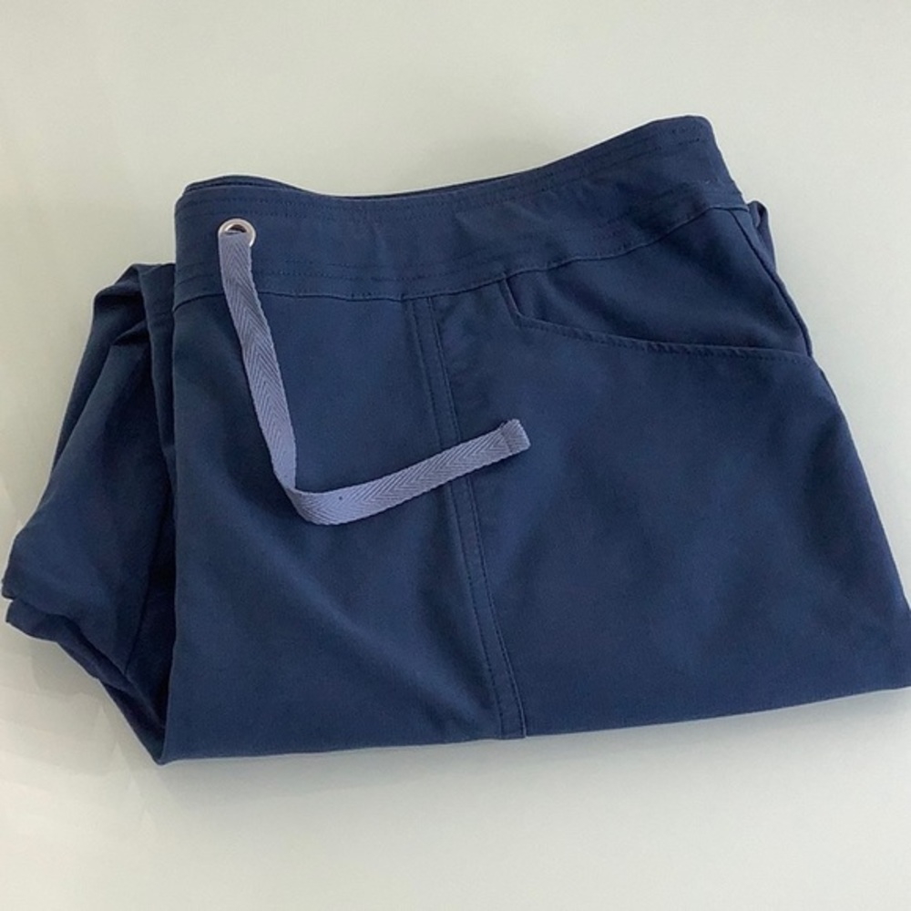 Chico’s Weekends 3 ankle flat front drawstring pants size 16 EUC